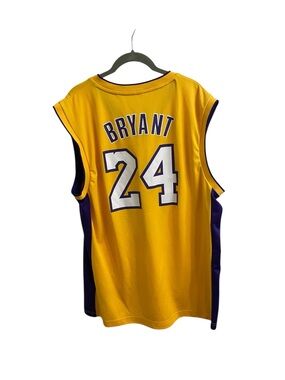 Adidas Yellow/Purple Los Angeles Lakers #24 Bryant Jersey